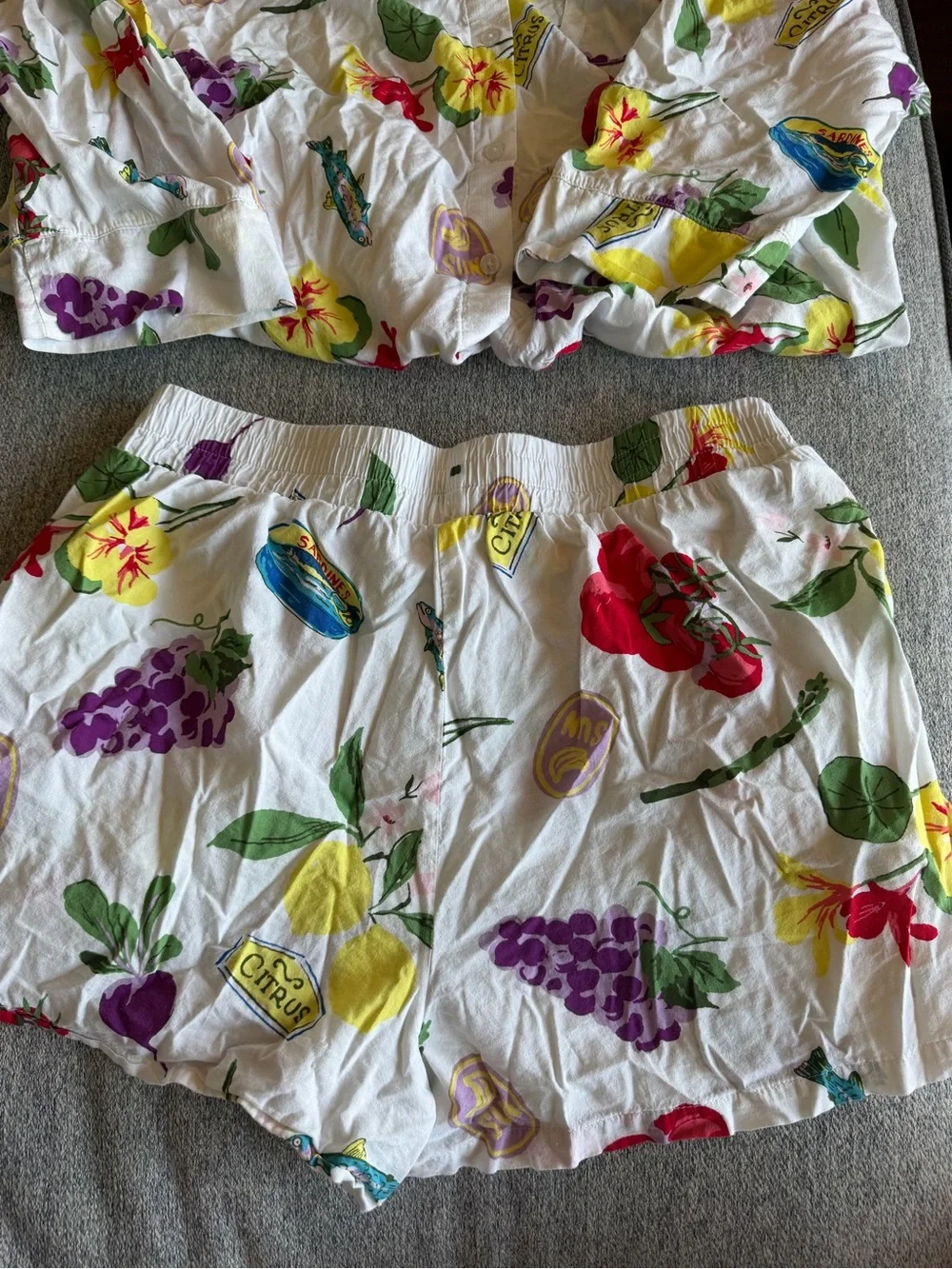 JoySpun Assorted Fruit Fun Pj Set - Picture 4 of 7